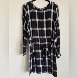 A New Day Plaid Shift Dress, Size XL